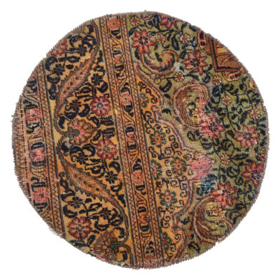 Vintage Persian Hand-Knotted Patchwork Carpet Laya