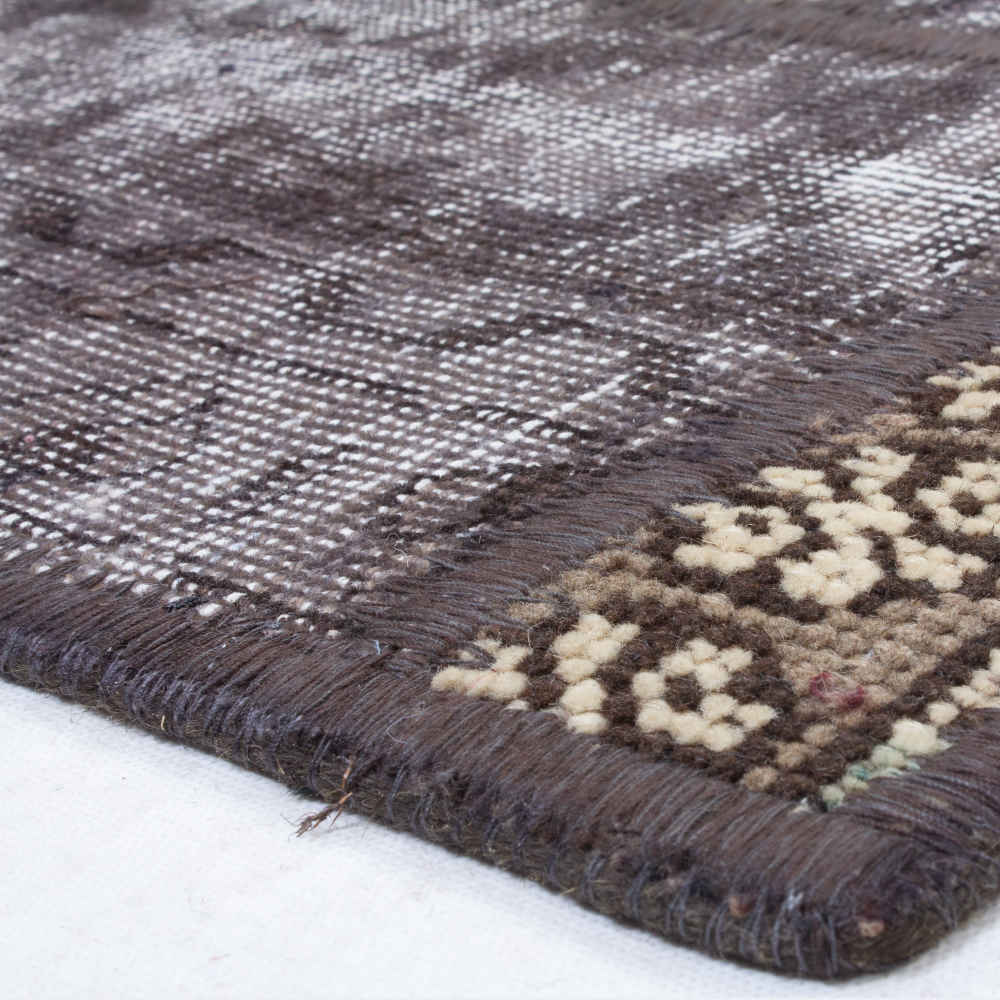 Vintage Persian Hand-Knotted Patchwork Carpet Maedeh