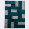 Vintage Persian Hand-Knotted Patchwork Carpet Naein