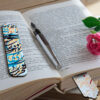 Artistic Persian Inspired Wooden Bookmark Poem - Set of 2