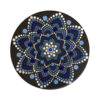 Decorative Pottery Wall Plate Hand-Painted Dot Art Sea