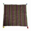 Authentic Persian Jajim Flat-Woven Striped Rug Dario