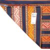 Vintage Persian Jajim Flat-Woven Striped Rug