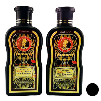 Subaru Black Hair Color Shampoo - Long-Lasting Color, Natural Look