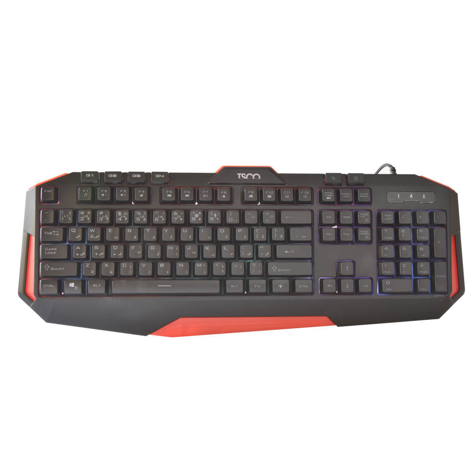 Tesco Gaming Keyboard With Farsi Keycaps TK 8123GA
