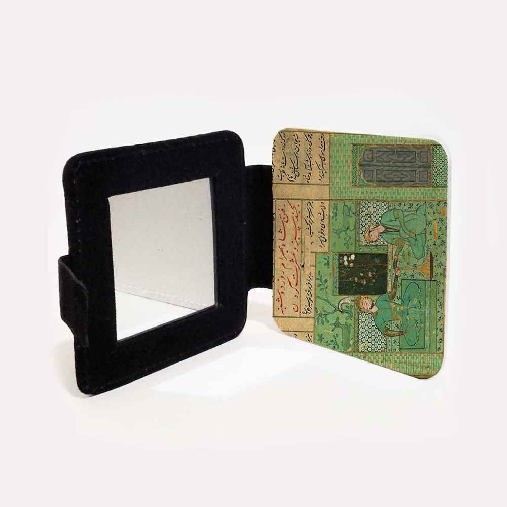 Pocket Mirror with Persian Inspired Dina Design