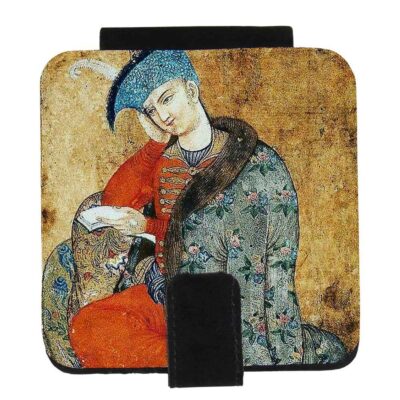Pocket Mirror with Persian Inspired Safavi Pattern