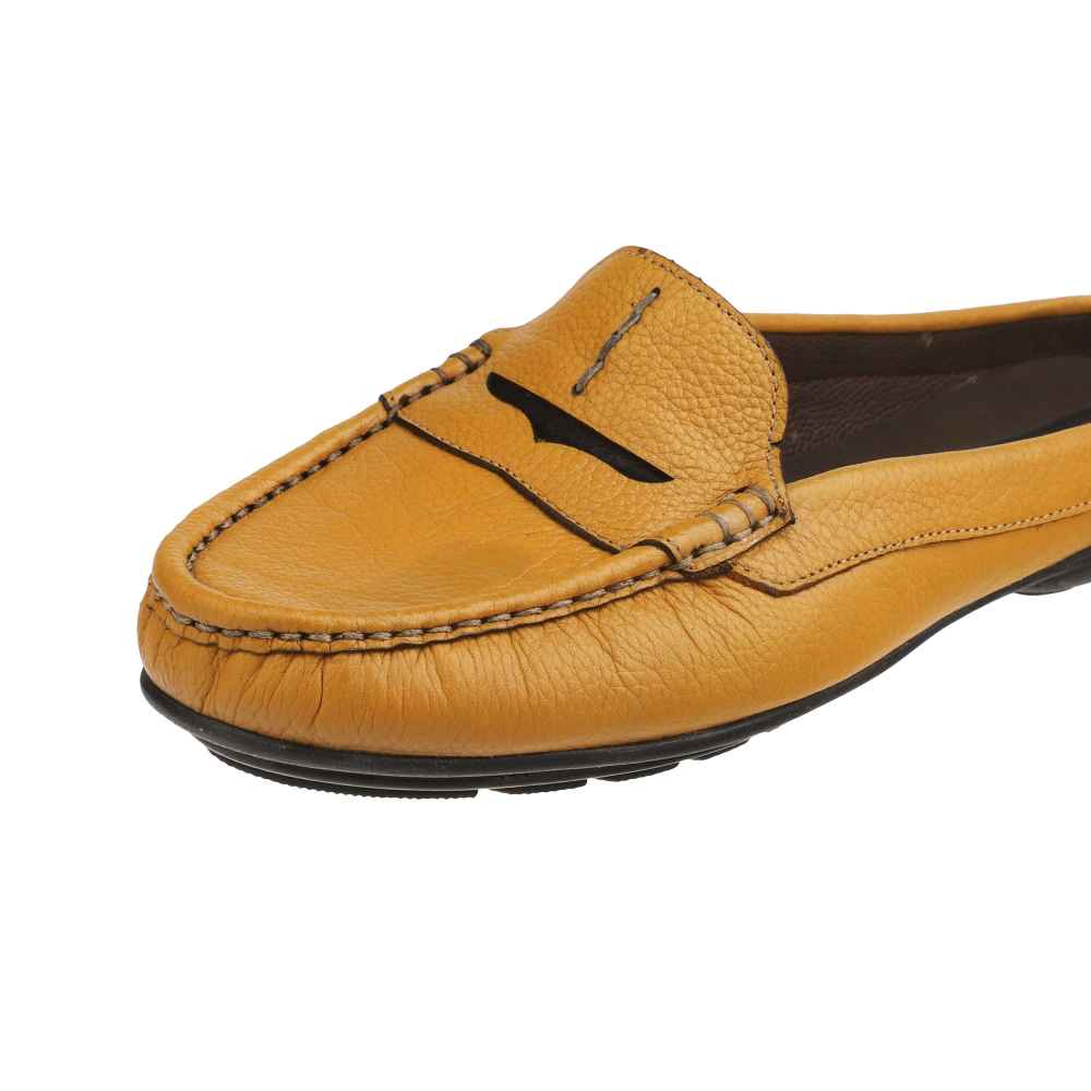 Women’s Natural Leather Mules Shoes Model Raha