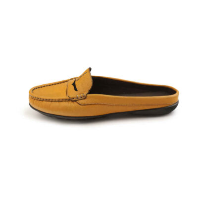 Women's Natural Leather Mules Shoes Model Raha