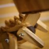Figurative Dinosaur Sculptural Wooden Novelty Desk Lamp