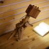 Figurative Dinosaur Sculptural Wooden Novelty Desk Lamp