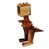 Figurative Dinosaur Sculptural Wooden Novelty Desk Lamp