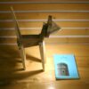 Wooden Novelty Desk Lamp Handcrafted and Adjustable Cat Figurine