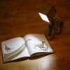 Figurative Dinosaur Sculptural Wooden Novelty Desk Lamp