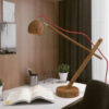 Minimalist Architectural Wooden Adjustable Desk Lamp