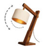 Minimalist Architectural Wooden Adjustable Desk Lamp