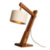 Minimalist Architectural Wooden Adjustable Desk Lamp