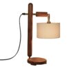 Minimalist Architectural Wooden Adjustable Desk Lamp