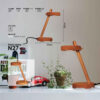 Minimalist Architectural Wooden Adjustable Desk Lamp
