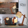 Minimalist Architectural Wooden Adjustable Desk Lamp