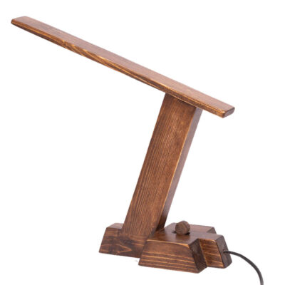 Minimalist Architectural Wooden Adjustable Desk Lamp
