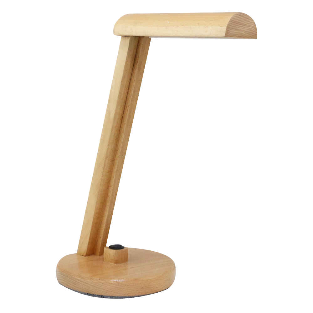 Classic Handcrafted Wooden Adjustable Desk Lamp