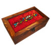 Wooden Flatware Storage Box Model Calligraphy