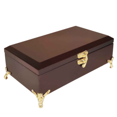 Wooden Flatware Storage Chest, Rustic Design, Classic & Decorative Organizer