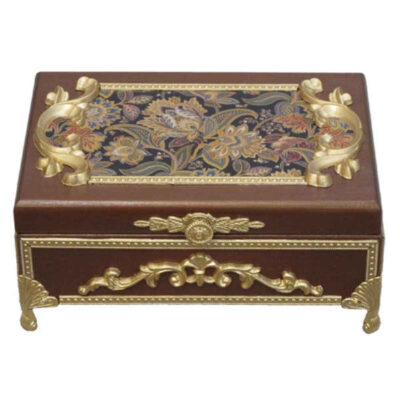 Wooden Flatware Chest, Rustic Iranian-Inspired Design, Elegant & Decorative Storage