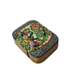 Persian Wooden Playing Card Box – Khatam Enameled Chakavak