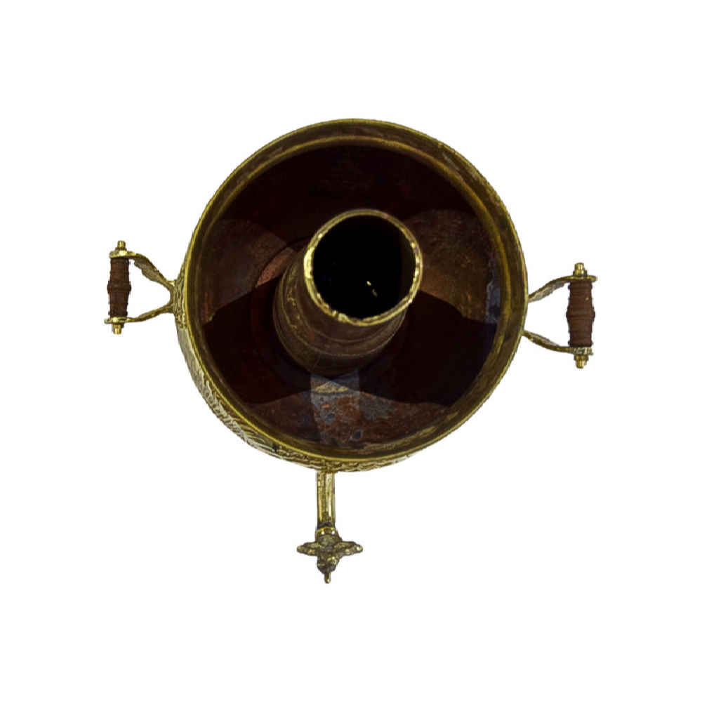 Persian Brass Samovar Decorative Charcoal Tea Maker 6-Liter