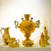 Persian Brass Samovar Decorative Charcoal Tea Maker 6-Liter
