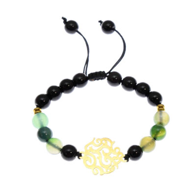 Women's Agate Beaded Bracelet – Natural Stone Bohemian Jewelry