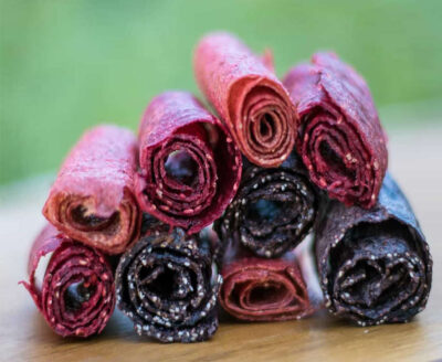 Traditional Homemade Black Mulberry Lavashak – Persian Sour Fruit Leather Roll, 800g