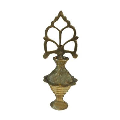 Brass Surma Dani Container for Keeping Kohl (x2)