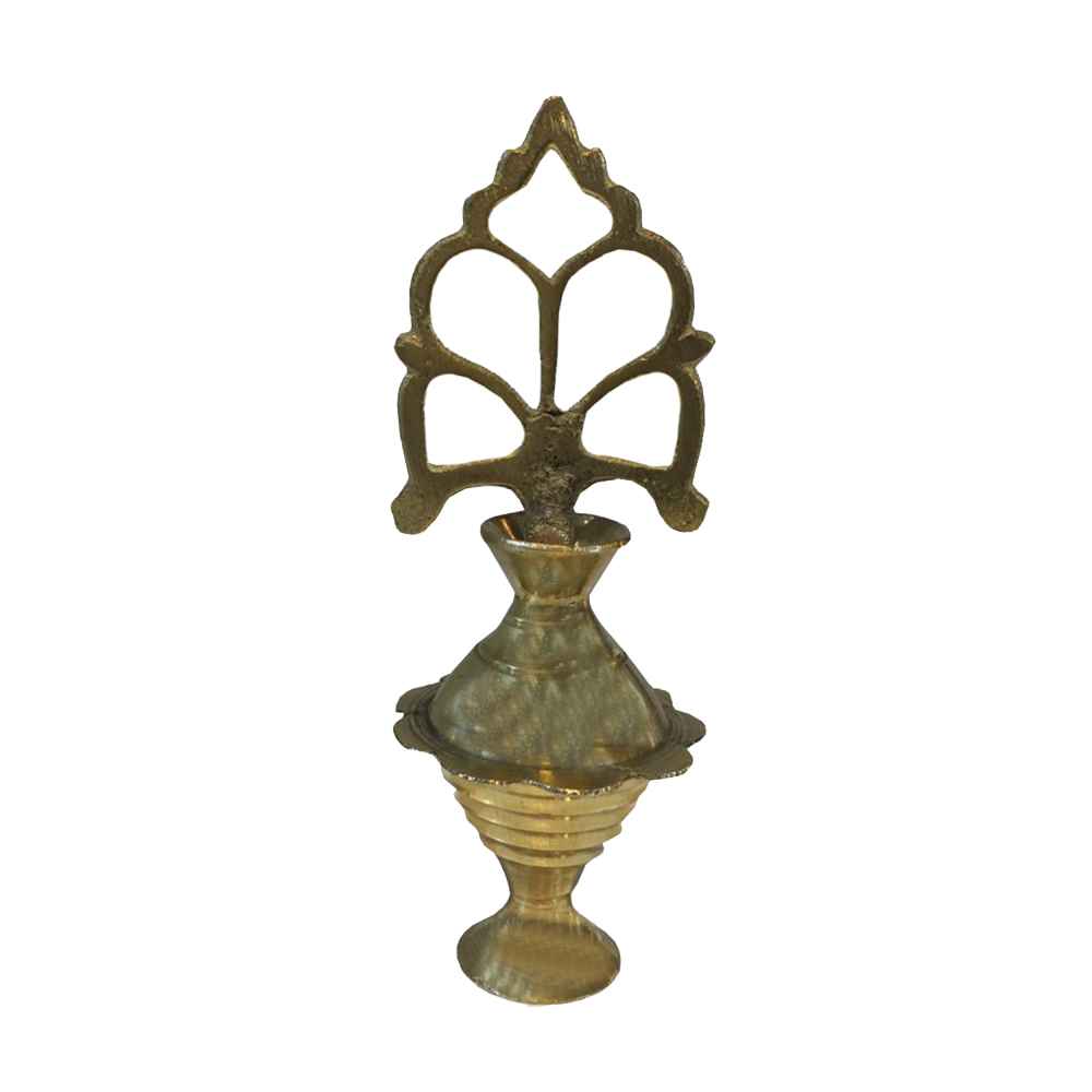 Brass Surma Dani Container for Keeping Kohl (x2)