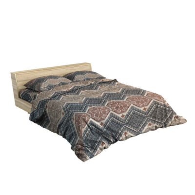 Cotton & Polyester Double Duvet Cover – Super Soft, Ghaleh Model