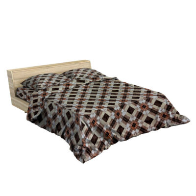 Cotton & Polyester Double Duvet Cover – Super Soft, Ladan Model