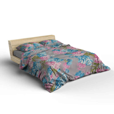 Cotton & Polyester Double Duvet Cover – Super Soft, Saina Model