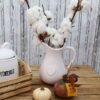 Decorative Ceramic Pitcher Vase, Featuring the Love Model for a Romantic Farmhouse Decor Accent