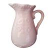 Decorative Ceramic Pitcher Vase, Featuring the Rose Model for a Classic Farmhouse Aesthetic