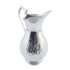 Decorative Steel Pitcher Vase, Featuring the Golin Model with a Beautiful Floral Design for Farmhouse Style