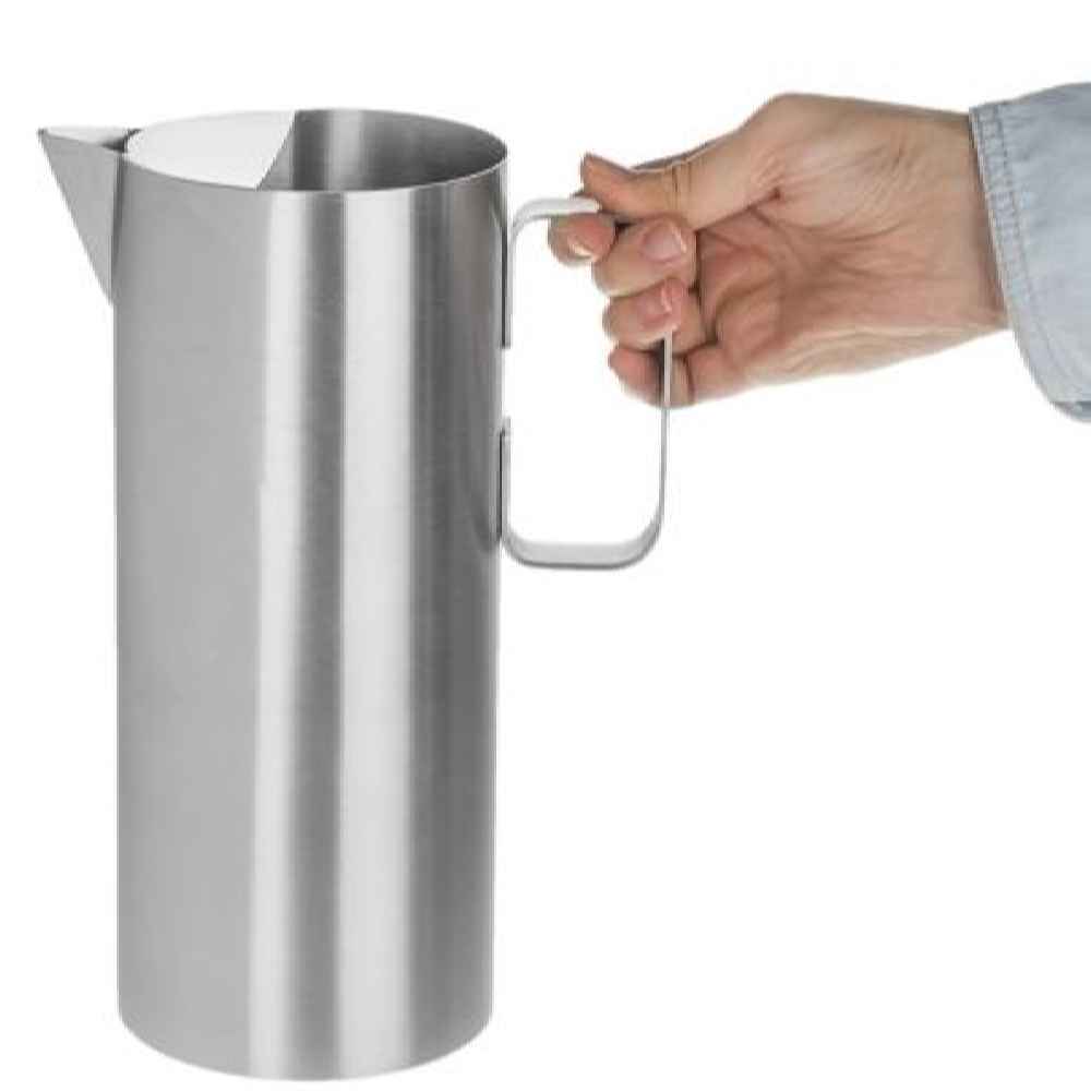Decorative Steel Pitcher Vase, Featuring the Minimal Model for a Clean and Modern Farmhouse Accent