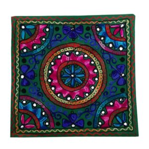 Embroidered Cushion Cover – Mona Suzani Design