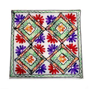 Embroidered Cushion Cover – Selin Suzani Design