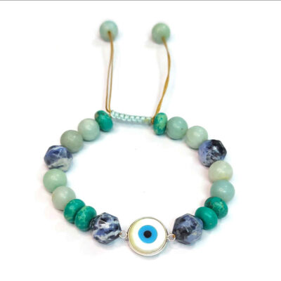 Women's Evil Eye Beaded Bracelet – Traditional Protective Jewelry