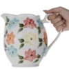 Decorative Ceramic Pitcher Vase, Featuring the Spring Model with a Fresh Flower Design for Farmhouse Style