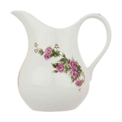 Decorative Porcelain Pitcher Vase, Featuring the Gole Sorkh Model with a Beautiful Floral Design
