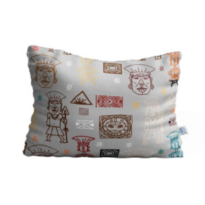 Restful Comfort Bed Pillow – Velvet Cover Gray Model Tradition (2x)