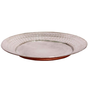 Hammered Copper Dinnerware Plate – Model Parva